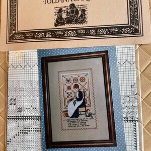 Told in a Garden Counted Cross Stitch Pattern "My Quilt" New